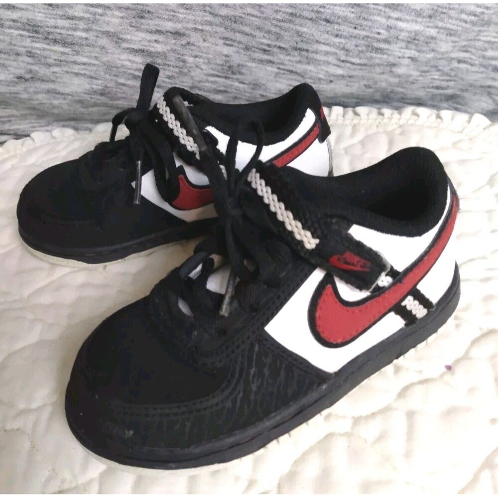Toddler Child Nike Sz 5C Vandal Low Sneakers  Red White Black 314677